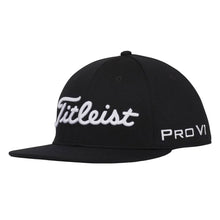 Load image into Gallery viewer, Titleist Tour Elite Flat Bill Mens Golf Hat - Black/White/One Size
 - 1