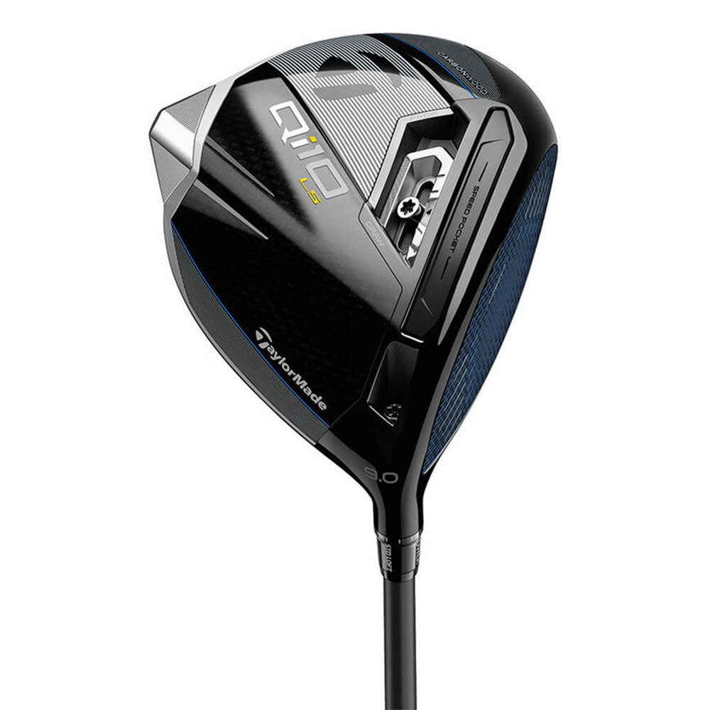 TaylorMade Qi10 LS Right Hand Mens Driver - 10.5/Tens Av Ltd Blu/Stiff