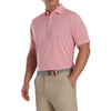 FootJoy Micro Feeder Stripe Mens Golf Polo