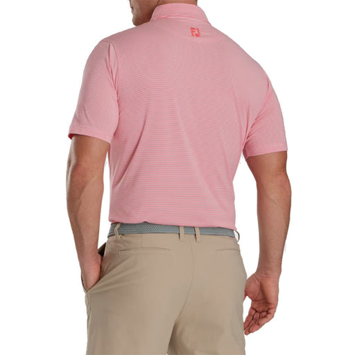 FootJoy Micro Feeder Stripe Mens Golf Polo