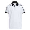 Adidas Printed Colorblock Boys Golf Polo