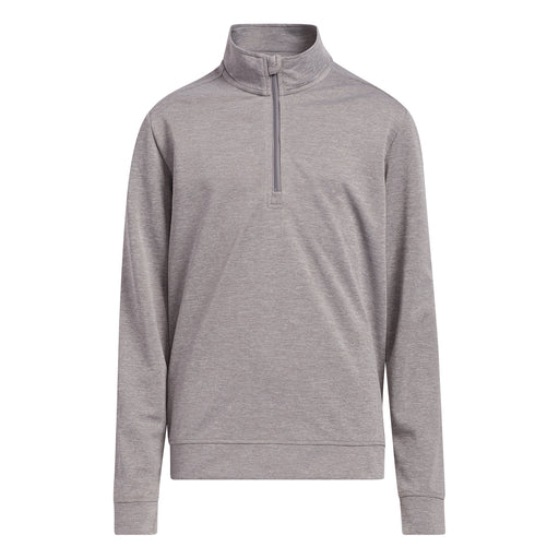 Adidas Heather Boys Quarter Zip Golf Pullover - GREY THREE 069/XL