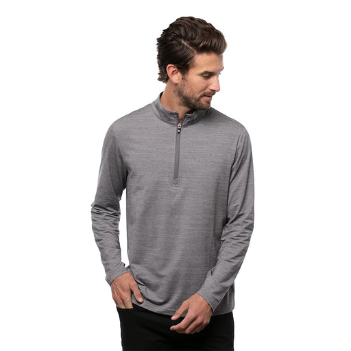 Travis Mathew Havasu 2.0 Mens Quarter Zip Pullover - Sleet 0sqs/XXL