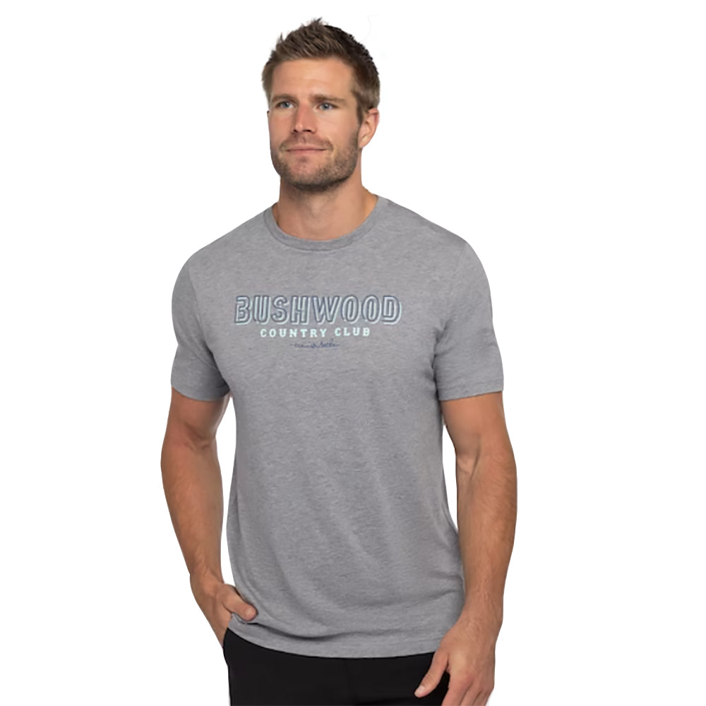 Travis Mathew Turquoise Sea Mens Golf Tee - Hthr Grey 9hgr/XXL