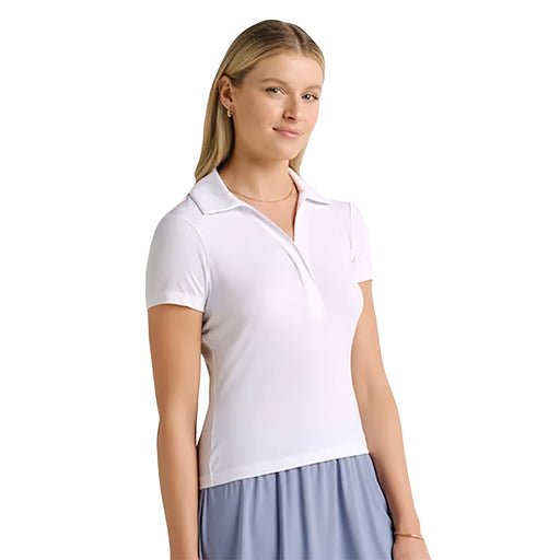 Travis Mathew Barcelona Womens Golf Polo - White 1wht/L