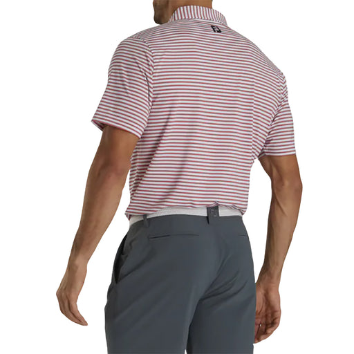 FootJoy Stretch Lisle Pinstripe Mens Golf Polo