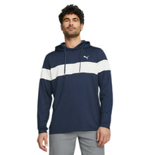 Load image into Gallery viewer, Puma Golf MATTR Colorblock Mens Golf Hoodie - NAVY BLAZER 02/XL
 - 1