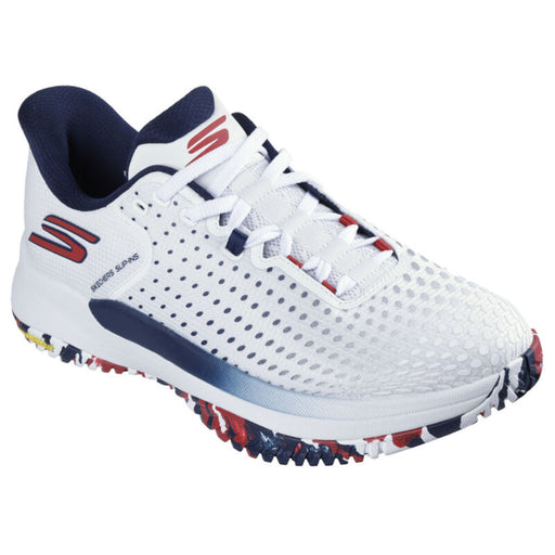 Skechers Viper Court Lite Mens Pickleball Shoes - White/Navy/Red/D Medium/13.0