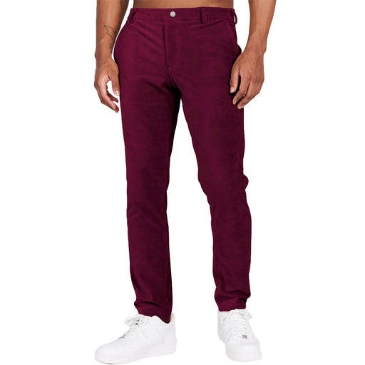 Redvanly Collins Corduroy Mens Golf Pants - Burgundy/XXL