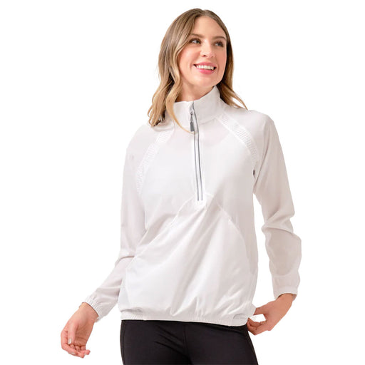 Lija Etoile Womens Tennis Jacket - White/L