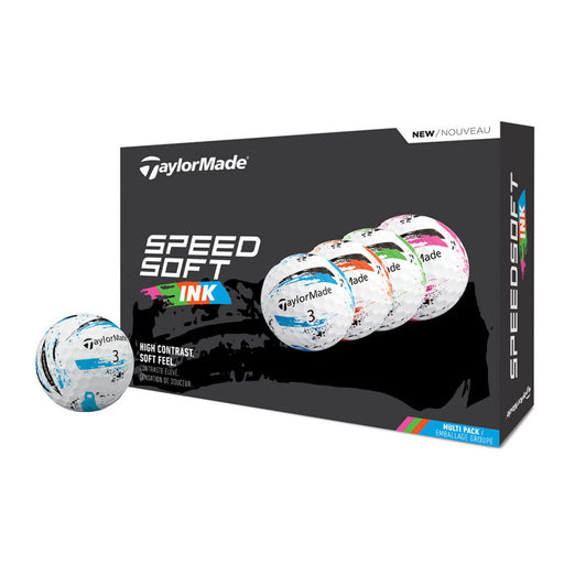 TaylorMade SpeedSoft Golf Balls - Dozen - Multi