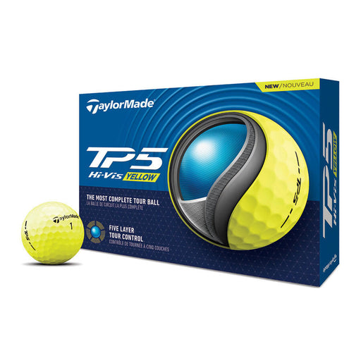 TaylorMade TP5 Golf Balls - Dozen - Yellow