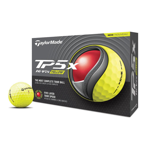 TaylorMade TP5x Golf Balls - Dozen - Yellow