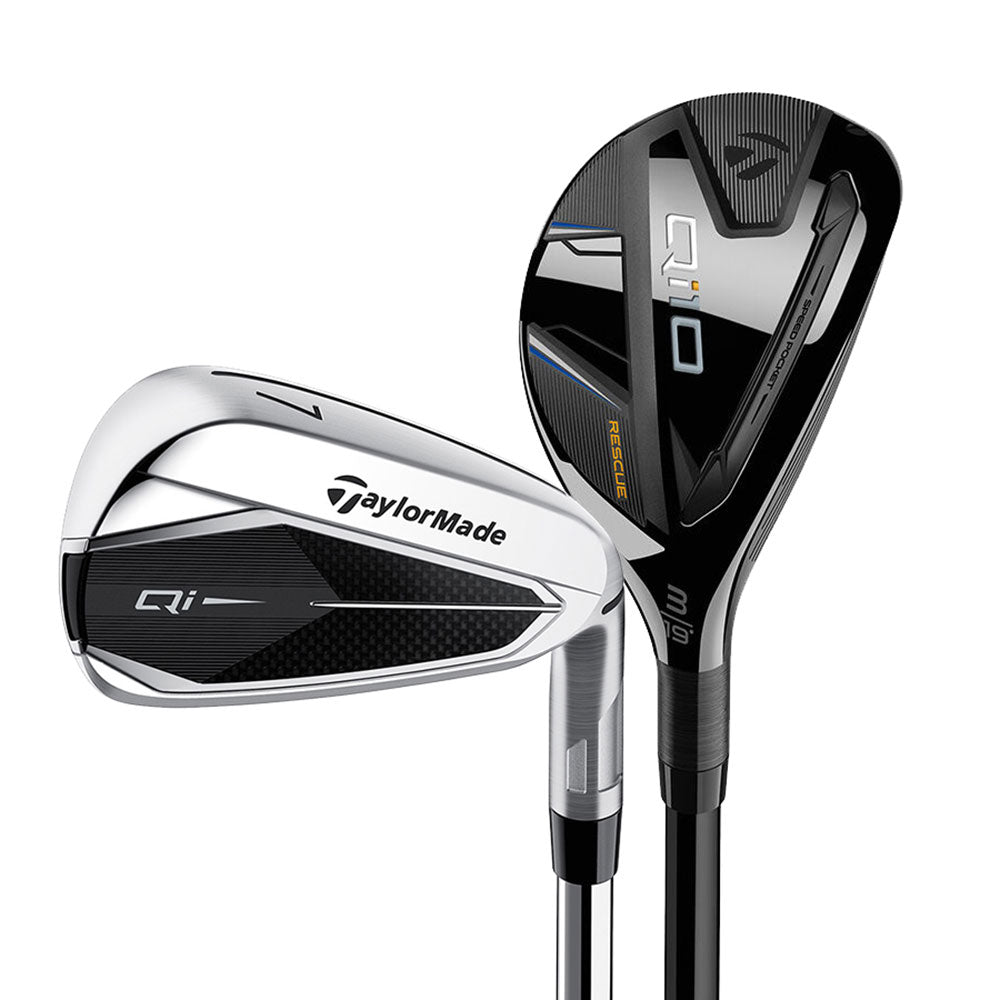 TaylorMade Qi10 Combo Set RH Mens Steel Irons - 4H 5H 6-PW AW/Kbs Max 85 Mt/Regular