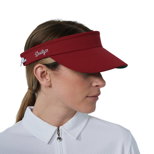 Daily Sports Marina Womens Visor - Umbria Red/One Size