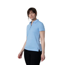 Load image into Gallery viewer, Daily Sports Peoria Womens Short Sleeve Golf Polo - Belle Blue/L
 - 1