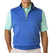 Load image into Gallery viewer, Fairway &amp; Greene Caves Mens Golf Quarter-Zip Vest - Baltic/XXL
 - 1