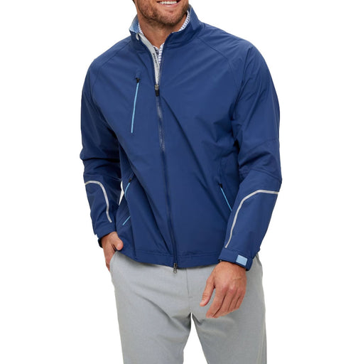 Zero Restrictions Power Torque Mens FZ Rainjacket - Blue Indigo/XL