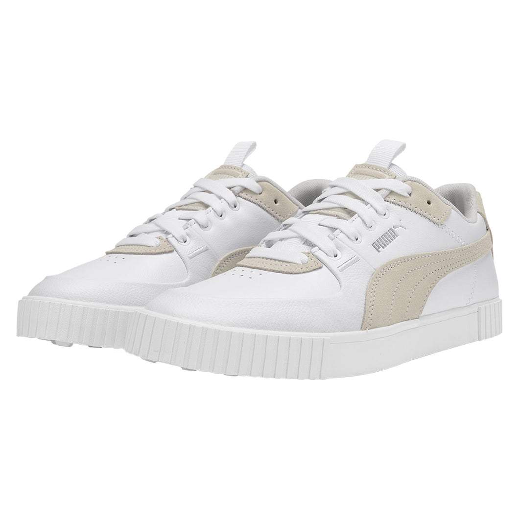 Puma Cali G Spikeless Womens Golf Shoes - Puma White/B Medium/10.0