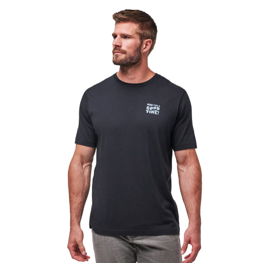 TravisMathew Trenched Mens T-shirt - Black/XXL