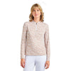 NVO Lolita Mock Neck Womens Golf Quarter-Zip Pullover