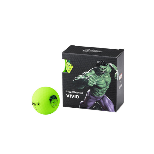 Volvik Marvel Hero 3.0 Golf Balls - 4 Pack - Hulk