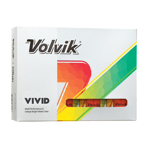 Volvik Vivid Golf Balls - Dozen - Orange