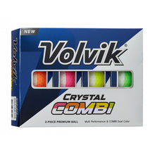 Load image into Gallery viewer, Volvik Crystal Combi Golf Balls - Dozen - Assorted
 - 1