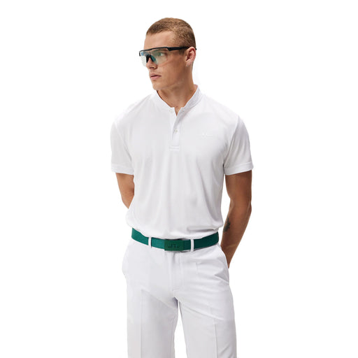 J. Lindeberg Bode Regular Fit Mens Golf Polo - White/XL