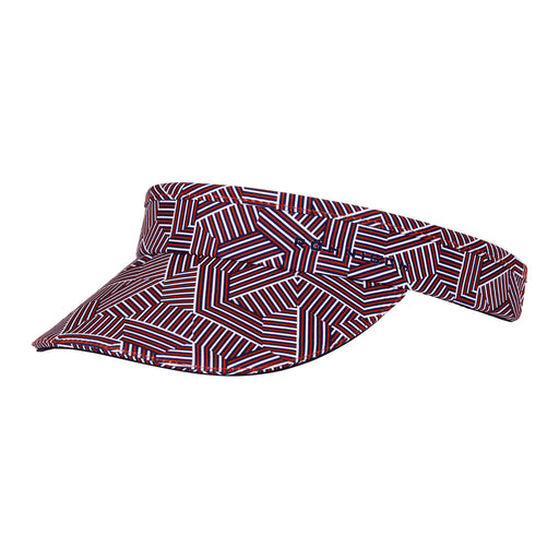 Rohnisch Sun Protection Visor - Hexagon Red/One Size