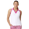 Krimson Klover Peyton Womens Sleeveless Golf Polo