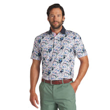 Load image into Gallery viewer, Puma Golf AP Floral Mens Golf Polo - White/Deep Navy/XL
 - 1