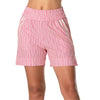 Lucky In Love Classic Stripe Womens Golf Shorts