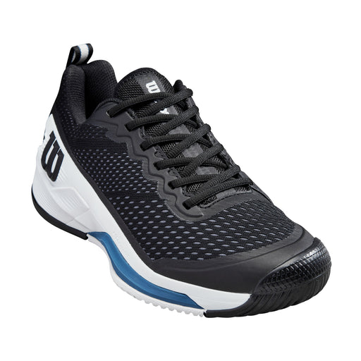 Wilson Rush Pro 4.5 Mens Tennis Shoes - Black/Wht/Blue/D Medium/14.0