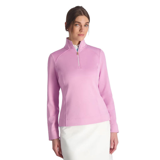 Fairway & Greene Wells Womens Golf Quarter-Zip - Clematis/L