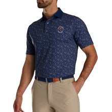 Load image into Gallery viewer, FootJoy 2024 U.S. Open Pine Mens Golf Polo - Navy/XL
 - 1