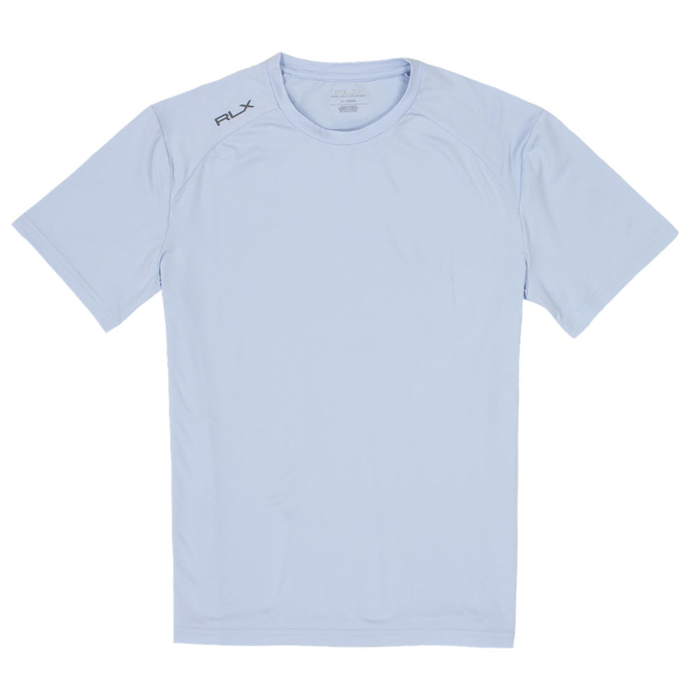 RLX Polo LTWT Peached Blue Mens Tennis Shirt - Oxford Blue/XL