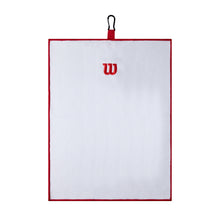 Load image into Gallery viewer, Wilson MicroFiber Tri Fold Golf Towel - White
 - 1