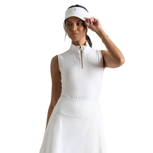 Load image into Gallery viewer, Rhone Course to Court Mocck SL Womens QZ Golf Polo - Snow White/L
 - 3