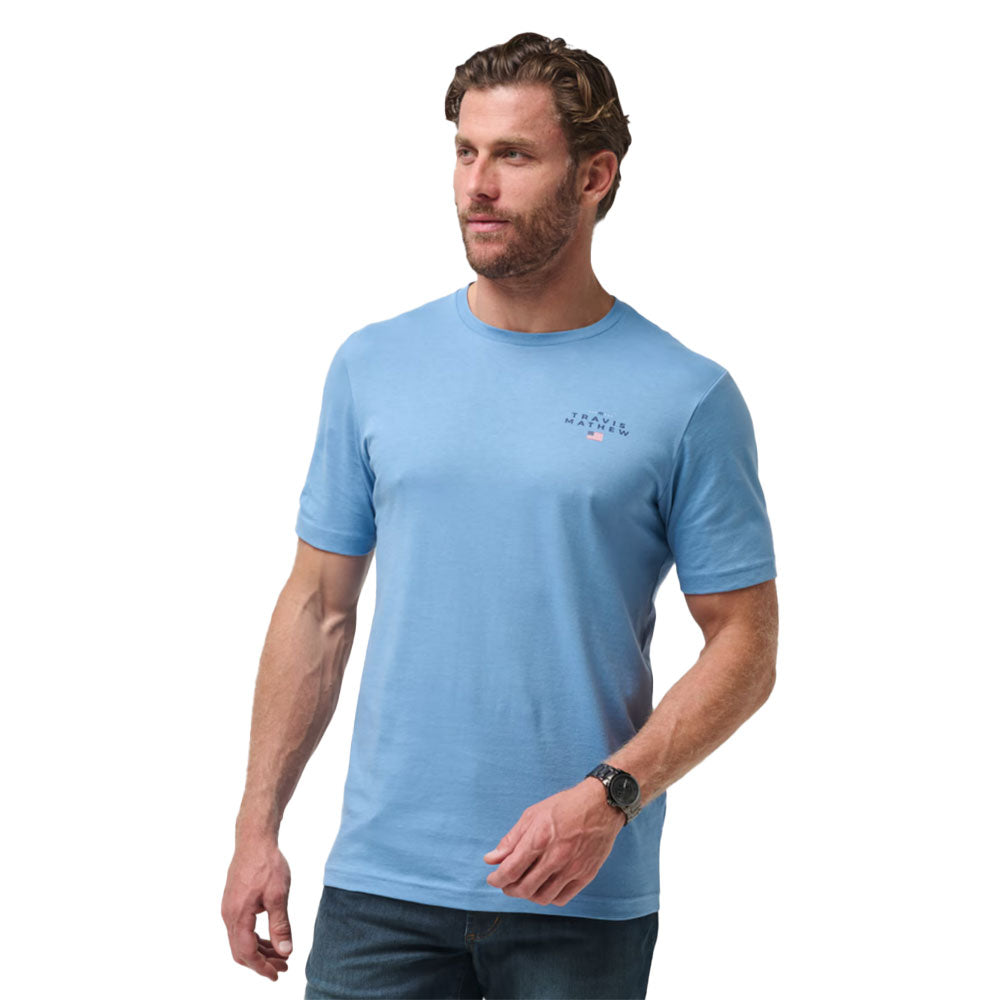 TravisMathew HoliPlay Mens T-shirt - Quiet Harbor/XL