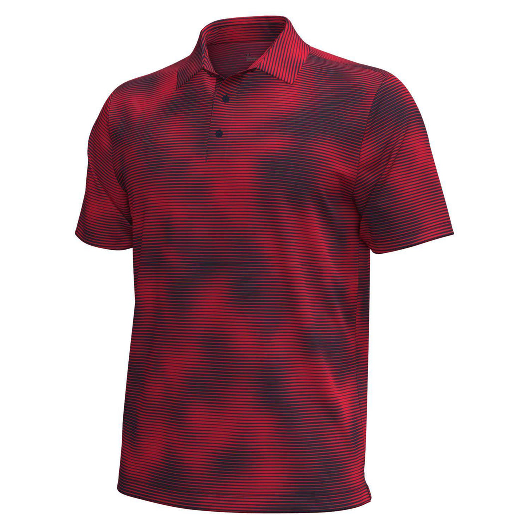 Under Armour Linear Trace Mens Golf Polo - Red/XXL