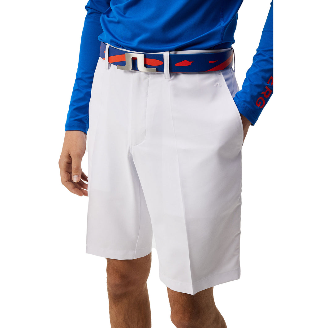 J. Lindeberg Somple Mens Golf Shorts - White/38