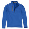 RLX Polo Golf Houndstooth Beach Royal Mens Golf Quarter-Zip