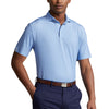 RLX Polo Golf Airflow Painterly Summer Blue Mens Golf Polo