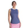 Fairway & Greene Connie Sleeveless Womens Golf Polo