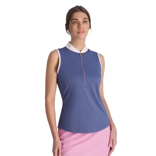 Fairway & Greene Connie SL Womens Golf Polo - Sapphire/L