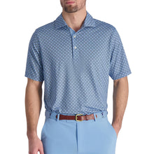 Load image into Gallery viewer, Fairway &amp; Greene Francis Print Mens Golf Polo - Marine/XL
 - 1