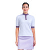 NVO Ciara Mock Neck Womens Golf Polo