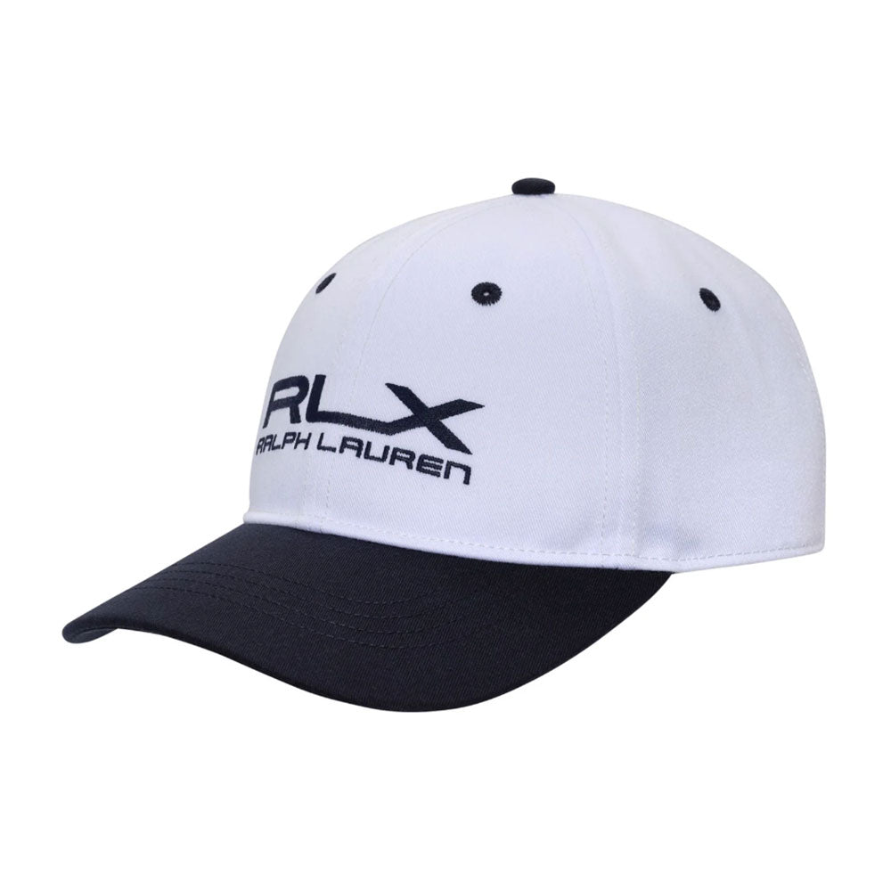 RLX Polo Golf Contrast Mens Golf Hat - White/Navy/One Size