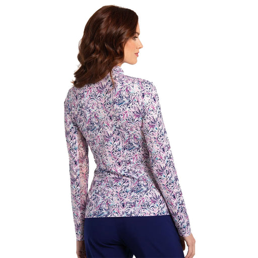 EP New York Spiral Paisley LS Womens Golf Polo